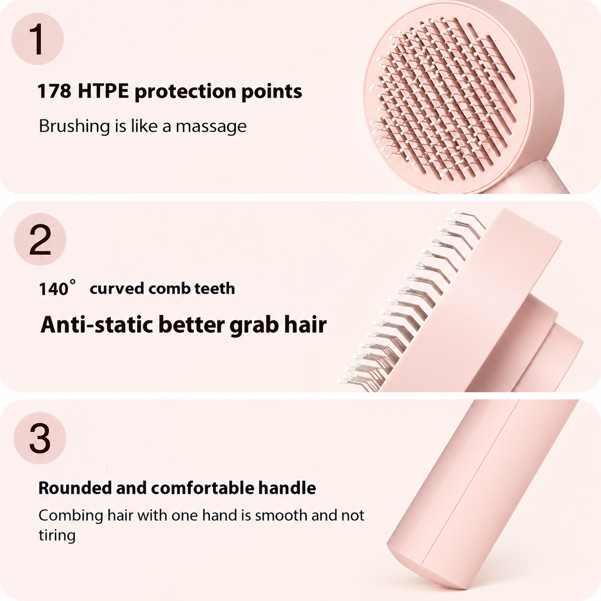 Self-Cleaning Pet Grooming Brush