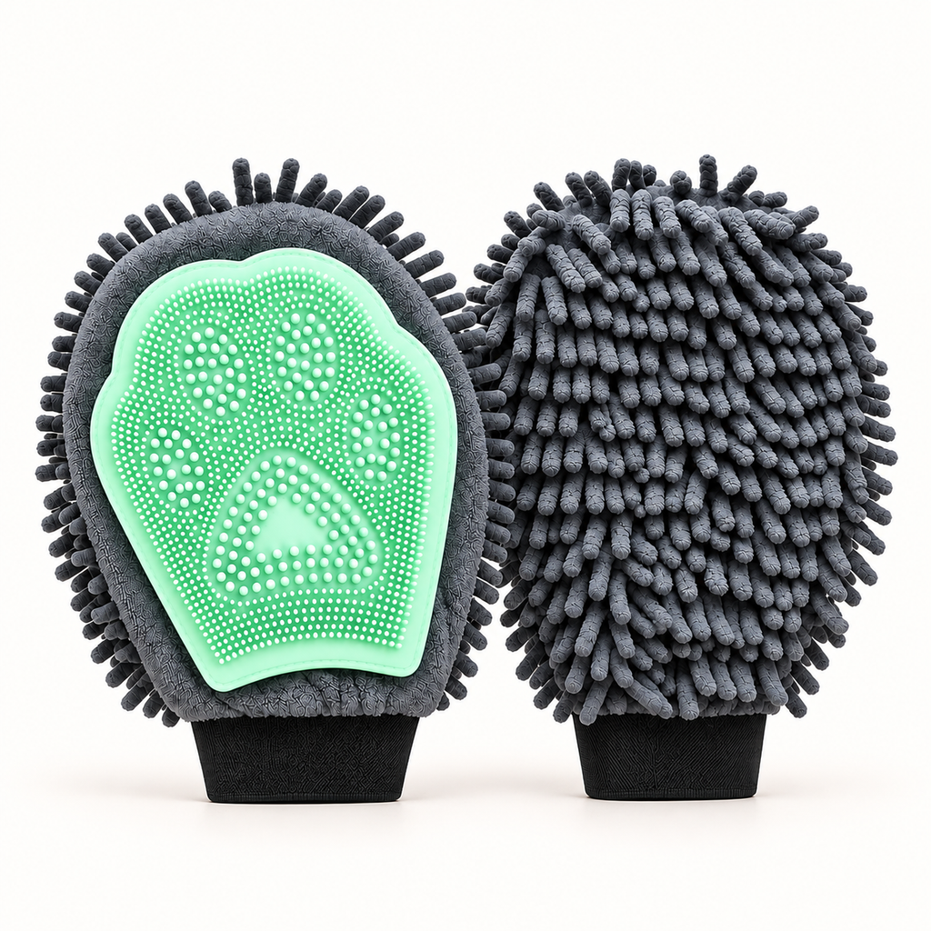 2-in-1 Grooming & Bath Glove