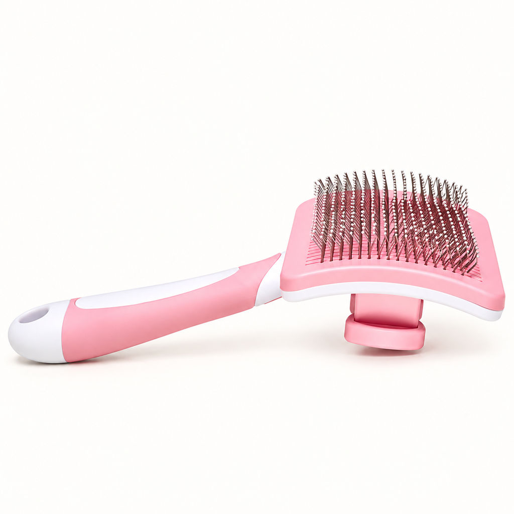Self-Cleaning Slicker Brush